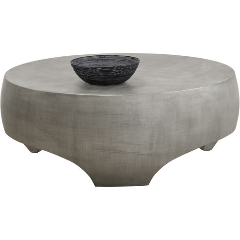 Tarsus 45.5 X 17.25 inch Pewter Outdoor Coffee Table